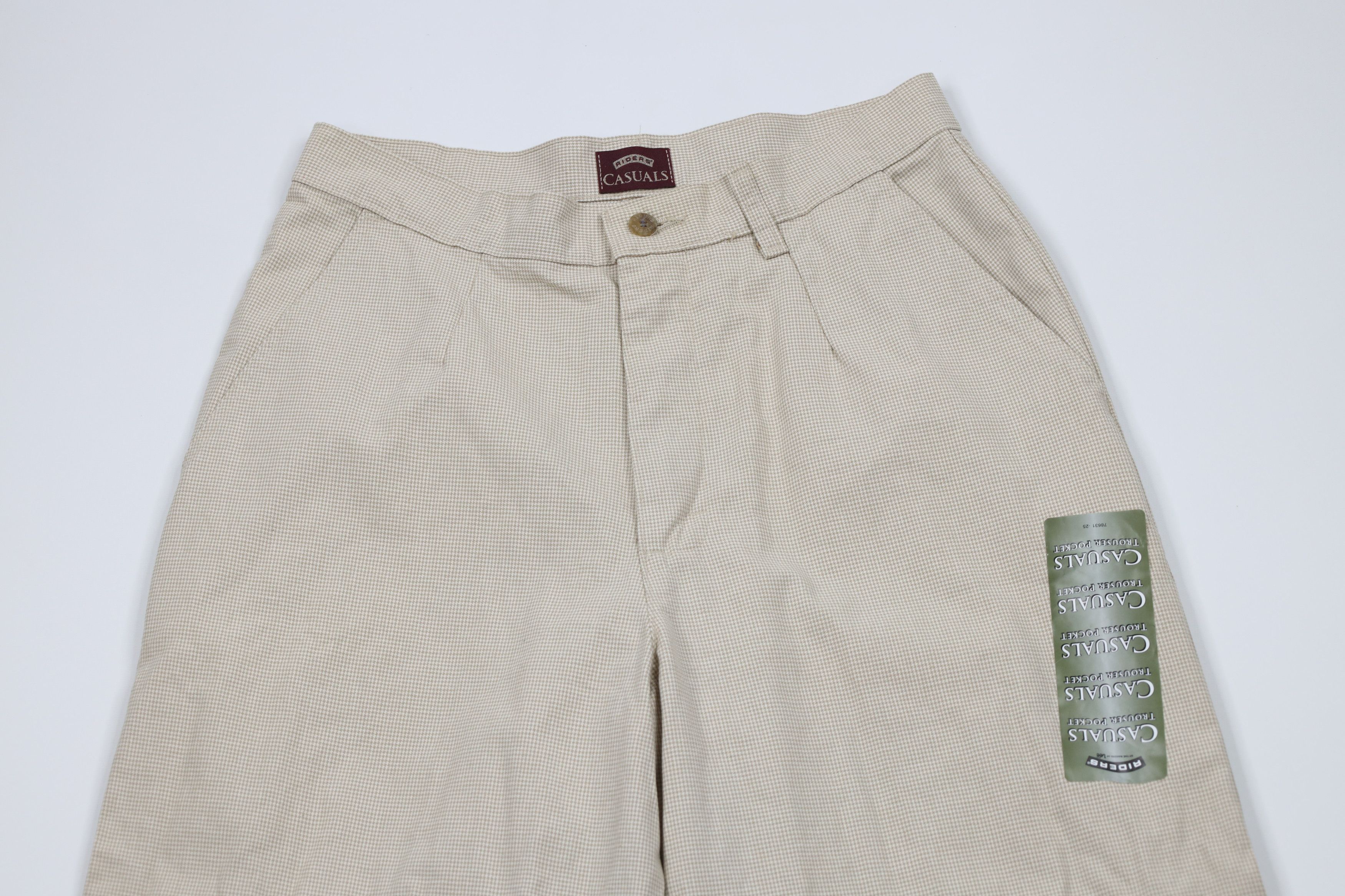 Vintage Deadstock Vintage 90s Streetwear Houndstooth Tapered Pants Size 32" / US 10 / IT 46 - 2 Thumbnail