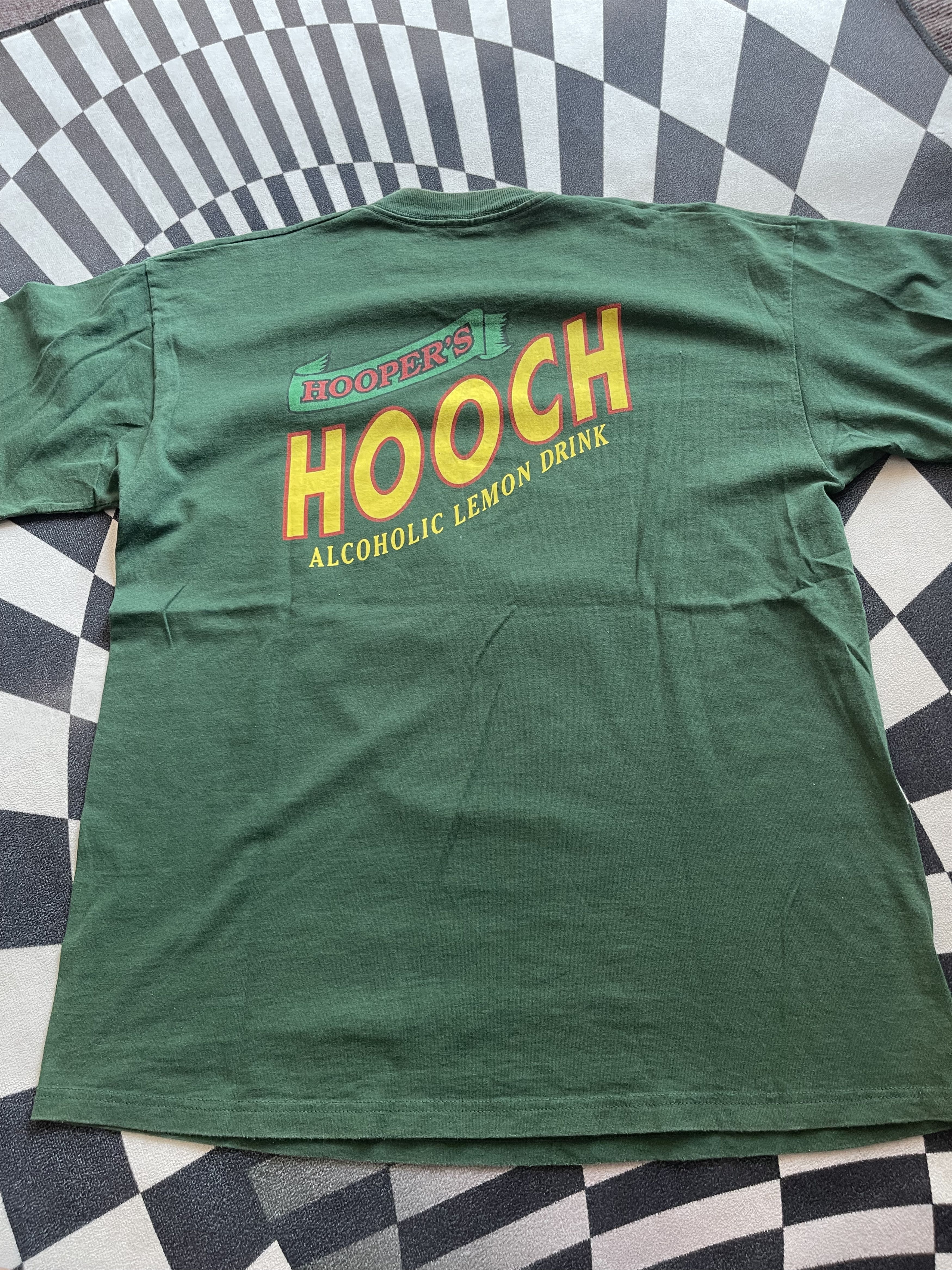 Vintage 1990s Hooper's Hooch Graphic T-Shirt Vintage Alcohol Promo Size US XL / EU 56 / 4 - 6 Thumbnail