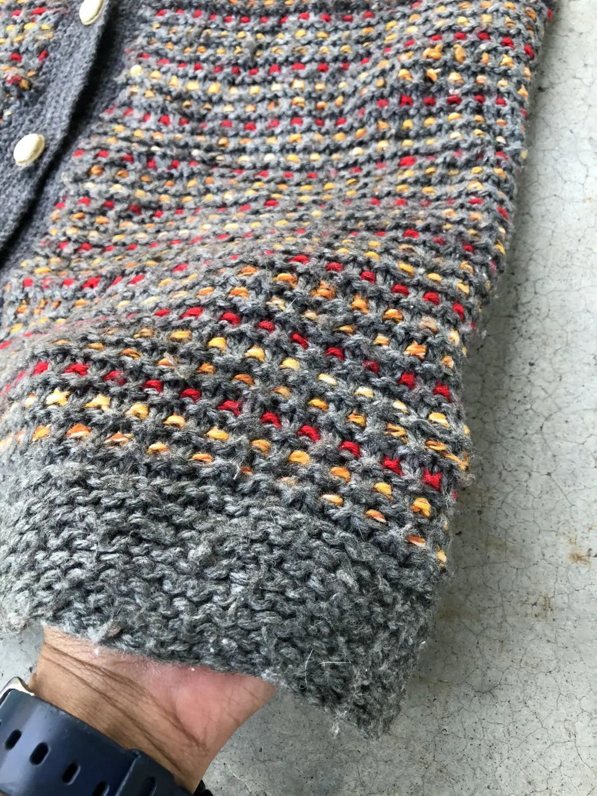 Homespun Knitwear × Japanese Brand Vintage Knitted V-Neck Sweater Cardigan Vest Size US XL / EU 56 / 4 - 7 Thumbnail