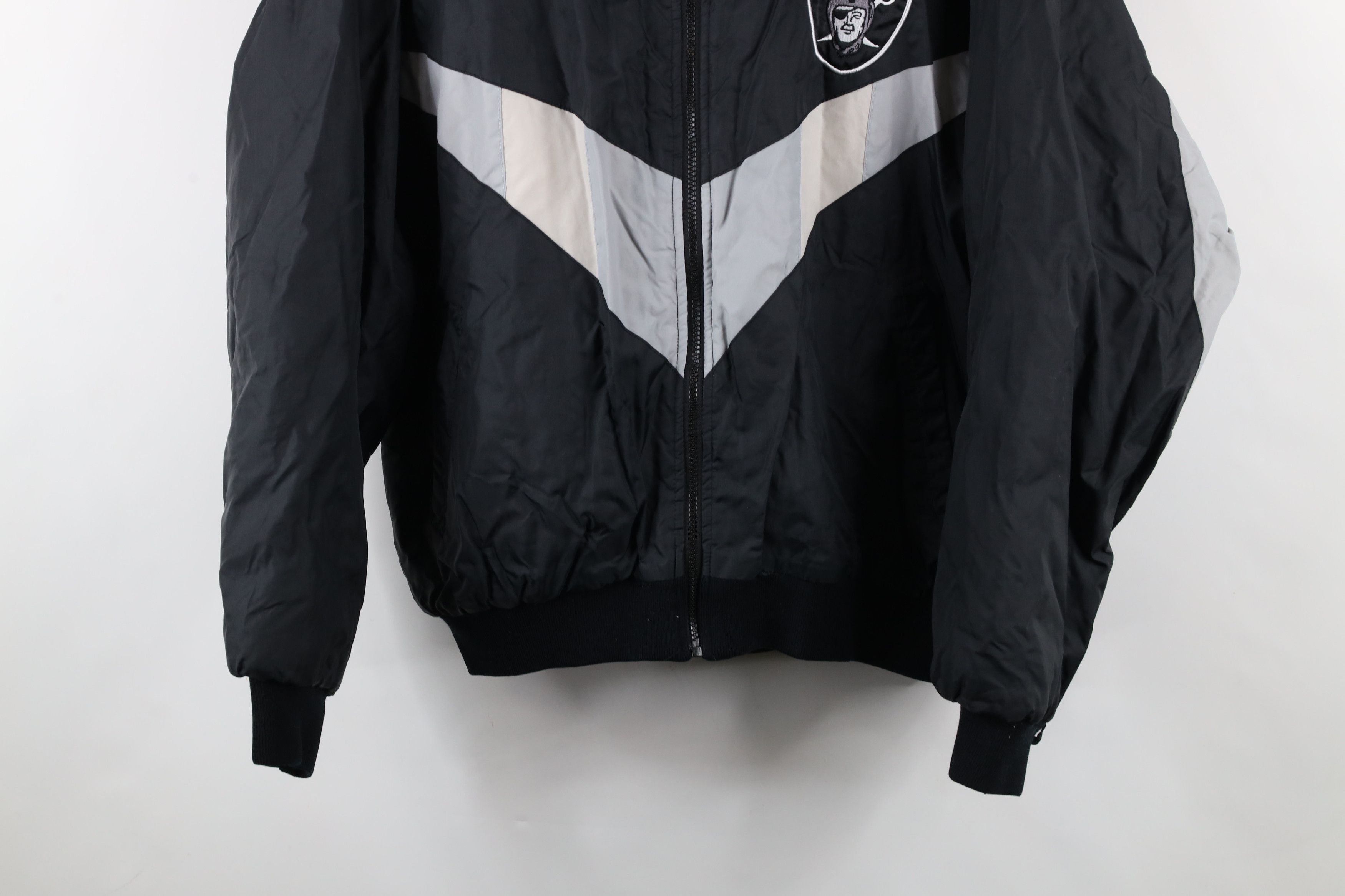 Vintage Vintage 90s LA Los Angeles Raiders Football Jacket Black NWA Size US XXL / EU 58 / 5 - 3 Thumbnail