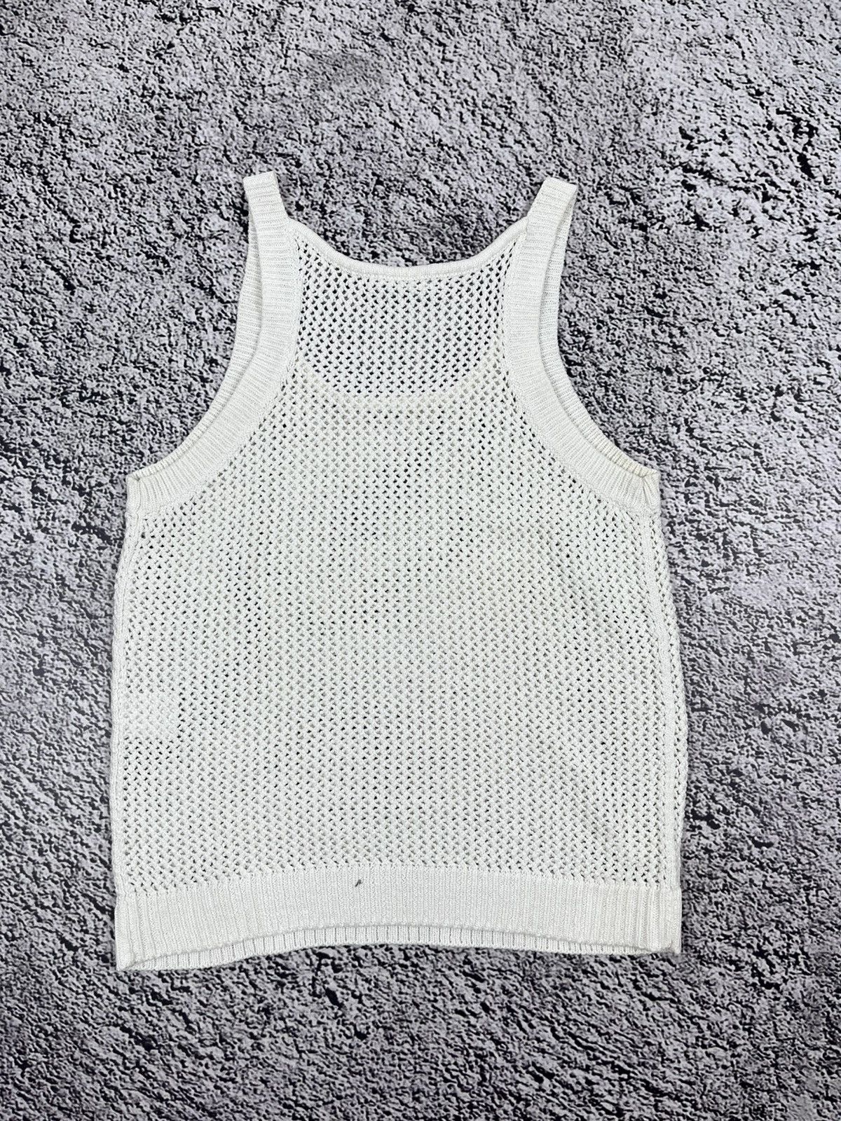 Japanese Brand Vintage Miyake style mesh tank top avantgarde size M Size M / US 6-8 / IT 42-44 - 3 Thumbnail
