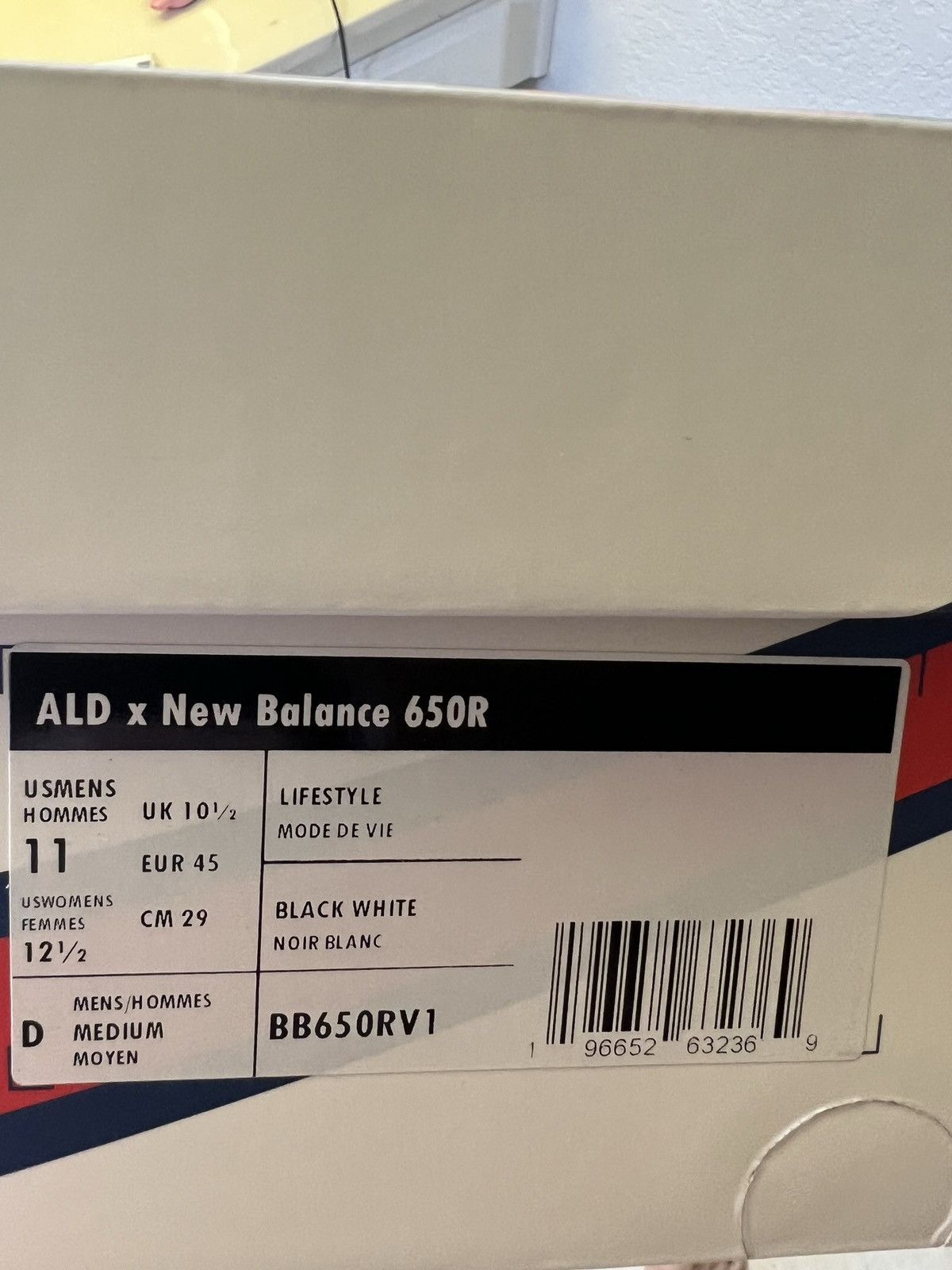 Aime Leon Dore × New Balance New Balance x Aime Leon Dore 650R White Black Size 11 Size US 11 / EU 44 - 12 Thumbnail