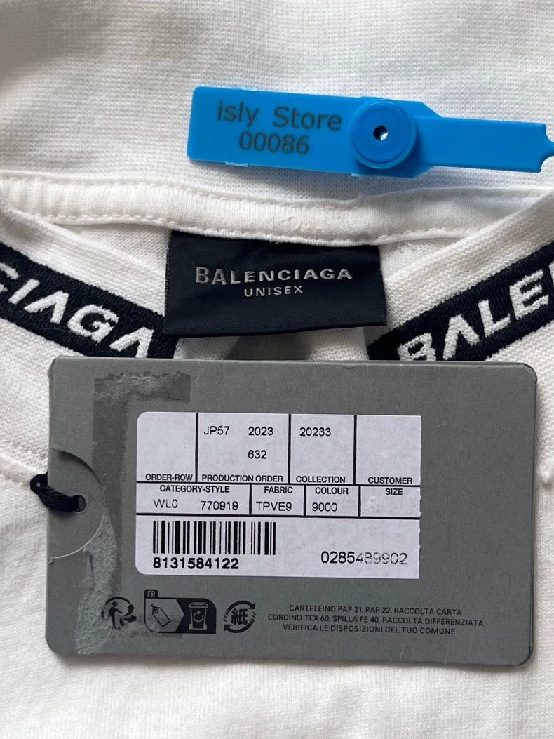Balenciaga Balenciaga size 1 Logo monogram printed casual short sleeve Size US XS / EU 42 / 0 - 5 Thumbnail