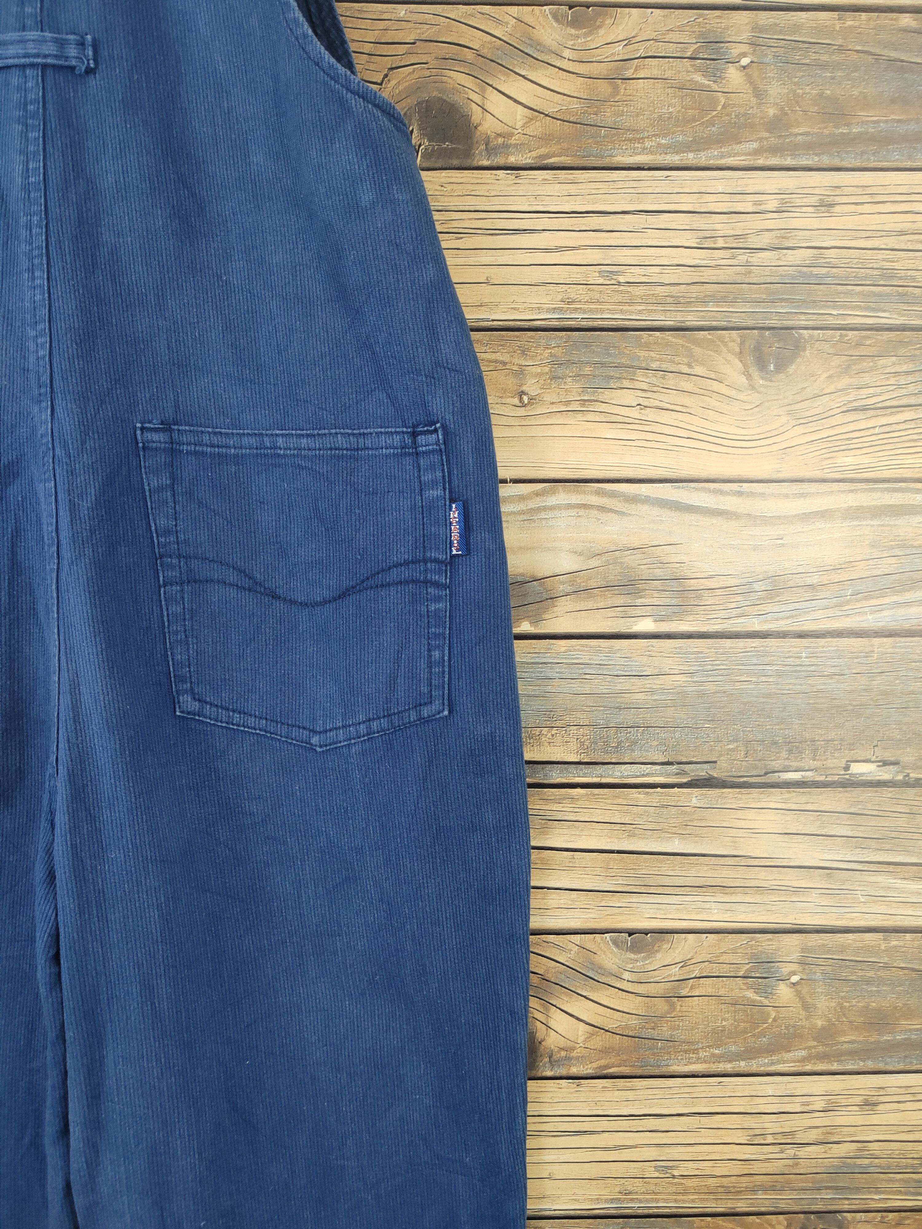 Japanese Brand × Vintage Vintage Streetwear by Inter Long Blue Denim Jumpsuits Size 28" / US 6 / IT 42 - 17 Thumbnail
