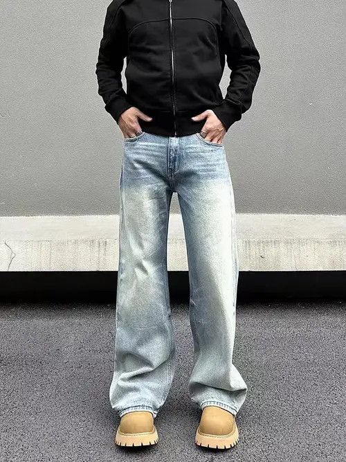 Japanese Brand Miyahara x Jun Vintage Washed Faded Loose Casual Jeans Size US 32 / EU 48 - 6 Thumbnail