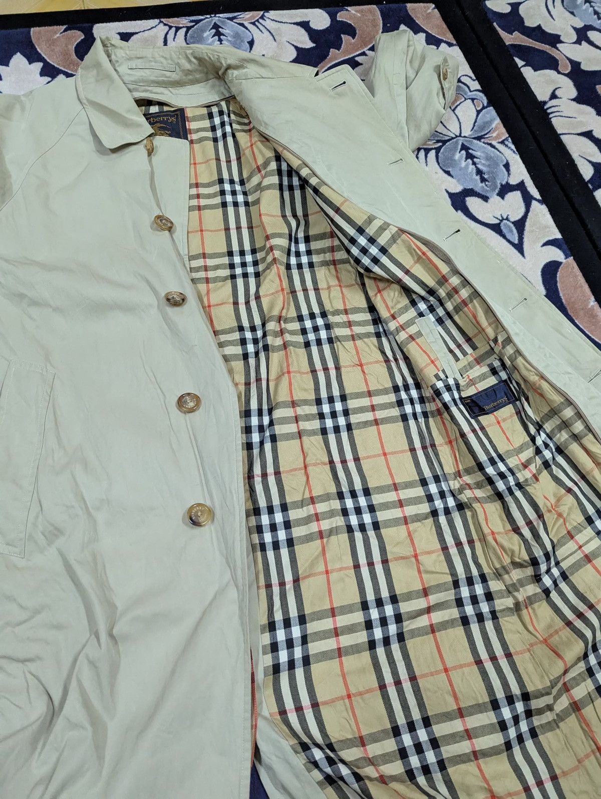 Burberry Burberry Overcoat Trench Jacket Size US L / EU 52-54 / 3 - 6 Thumbnail