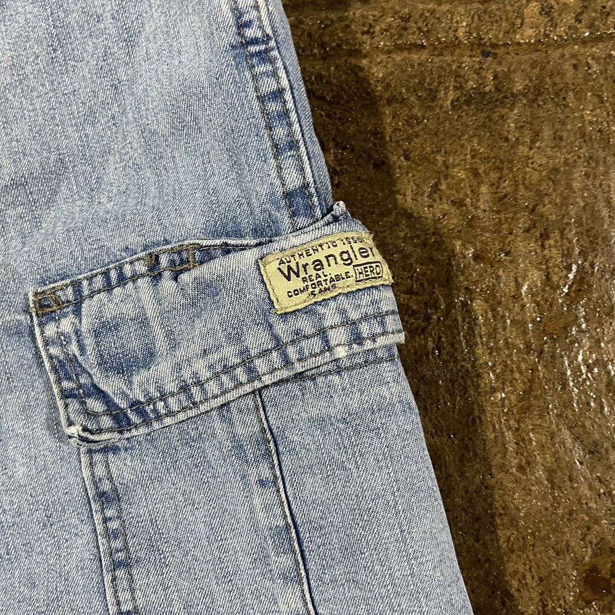 Carhartt × Vintage × Wrangler Crazy Carhartt Style Wrangler Cargo Jorts Skater Shorts Size US 36 / EU 52 - 8 Thumbnail