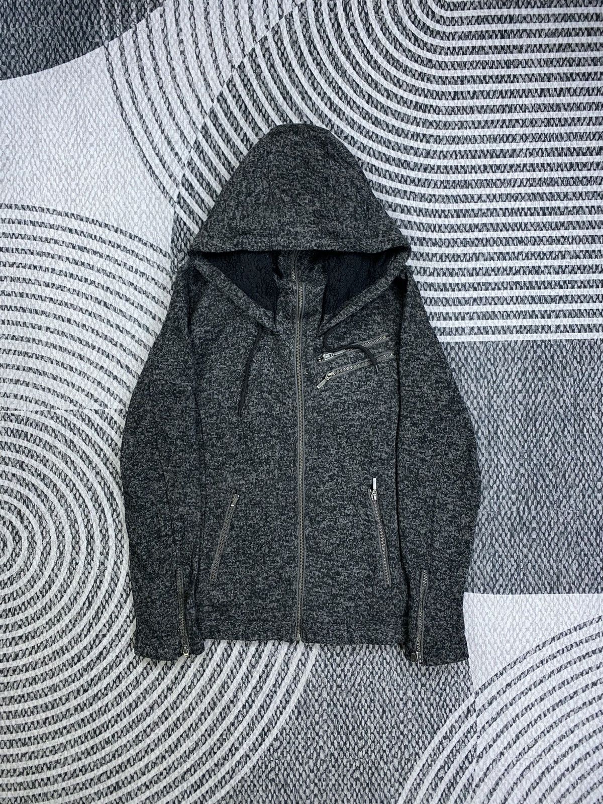Mossimo Vintage Mossimo Gothic Style Fleece Zipper Hoodie Jacket Size US M / EU 48-50 / 2 - 5 Thumbnail