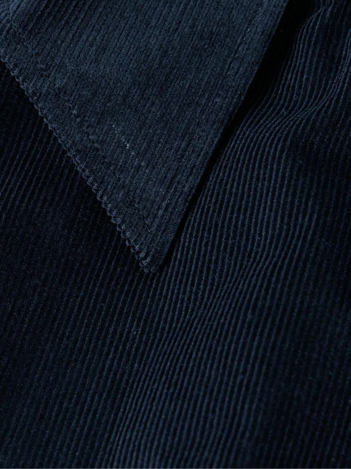 Anderson & Sheppard Anderson & Sheppard - Cotton-Corduroy Shirt - Navy Size US L / EU 52-54 / 3 - 4 Thumbnail