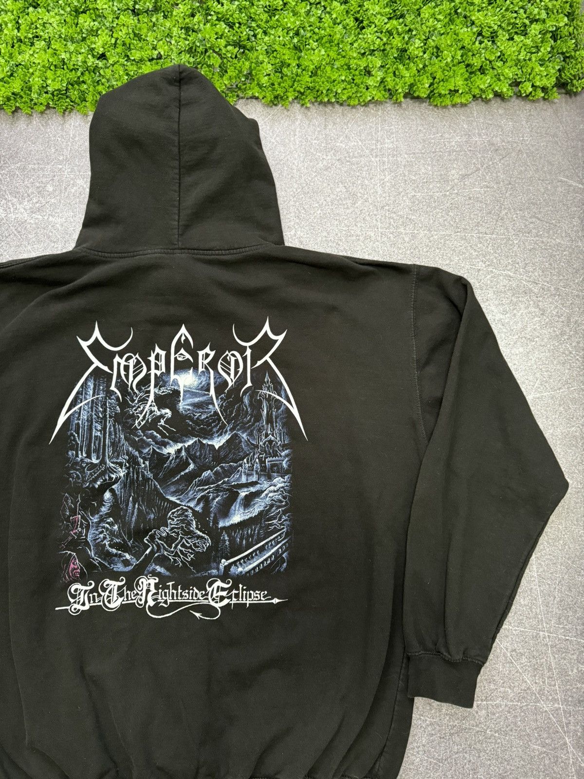 Band Tees × Vintage Vintage Emperor Hoodie zip hoodie In the Nightside Eclipse Size US XXL / EU 58 / 5 - 18 Thumbnail