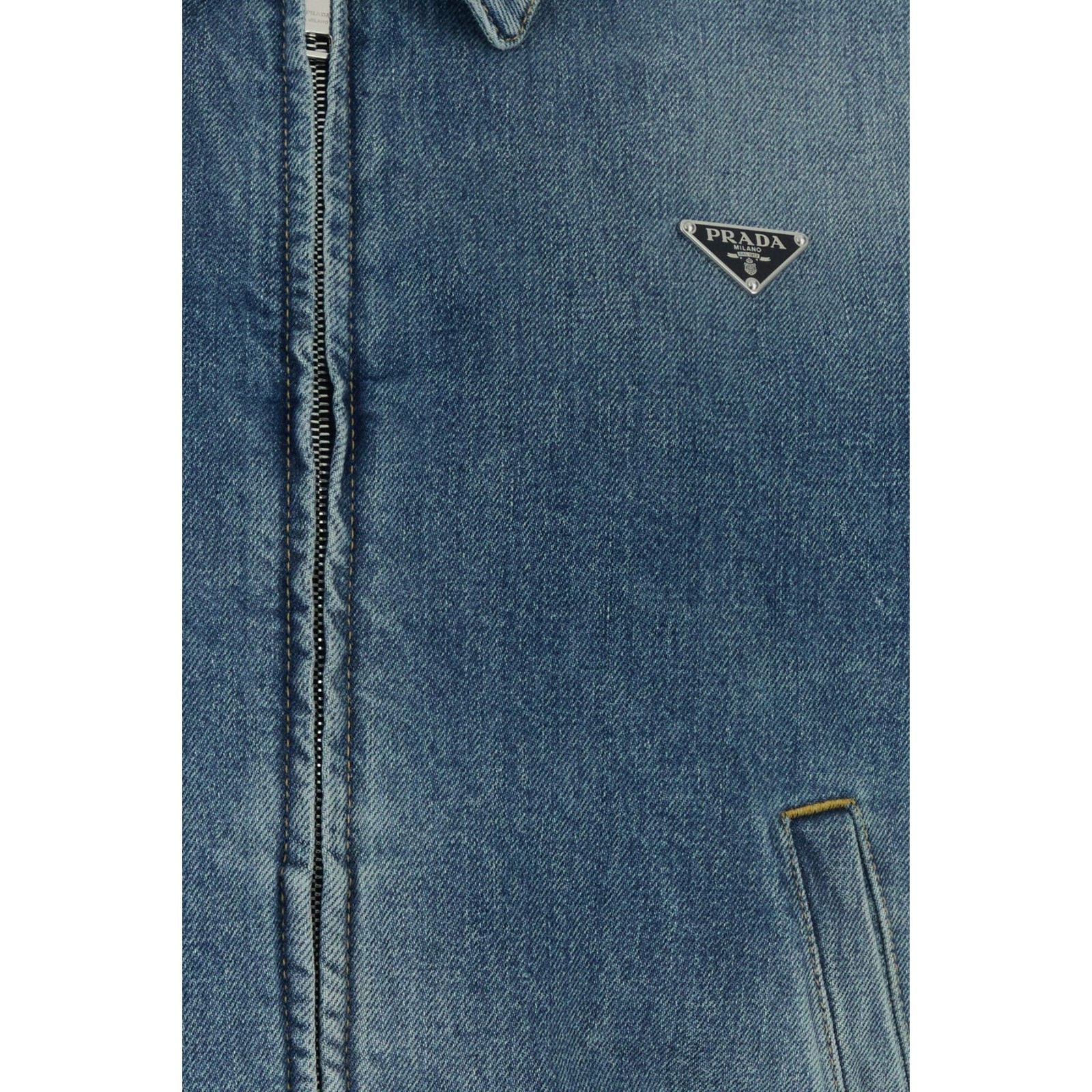 Prada PRADA Denim Jacket New And Authentic (Women's size:IT 42;) Size M / US 6-8 / IT 42-44 - 3 Thumbnail