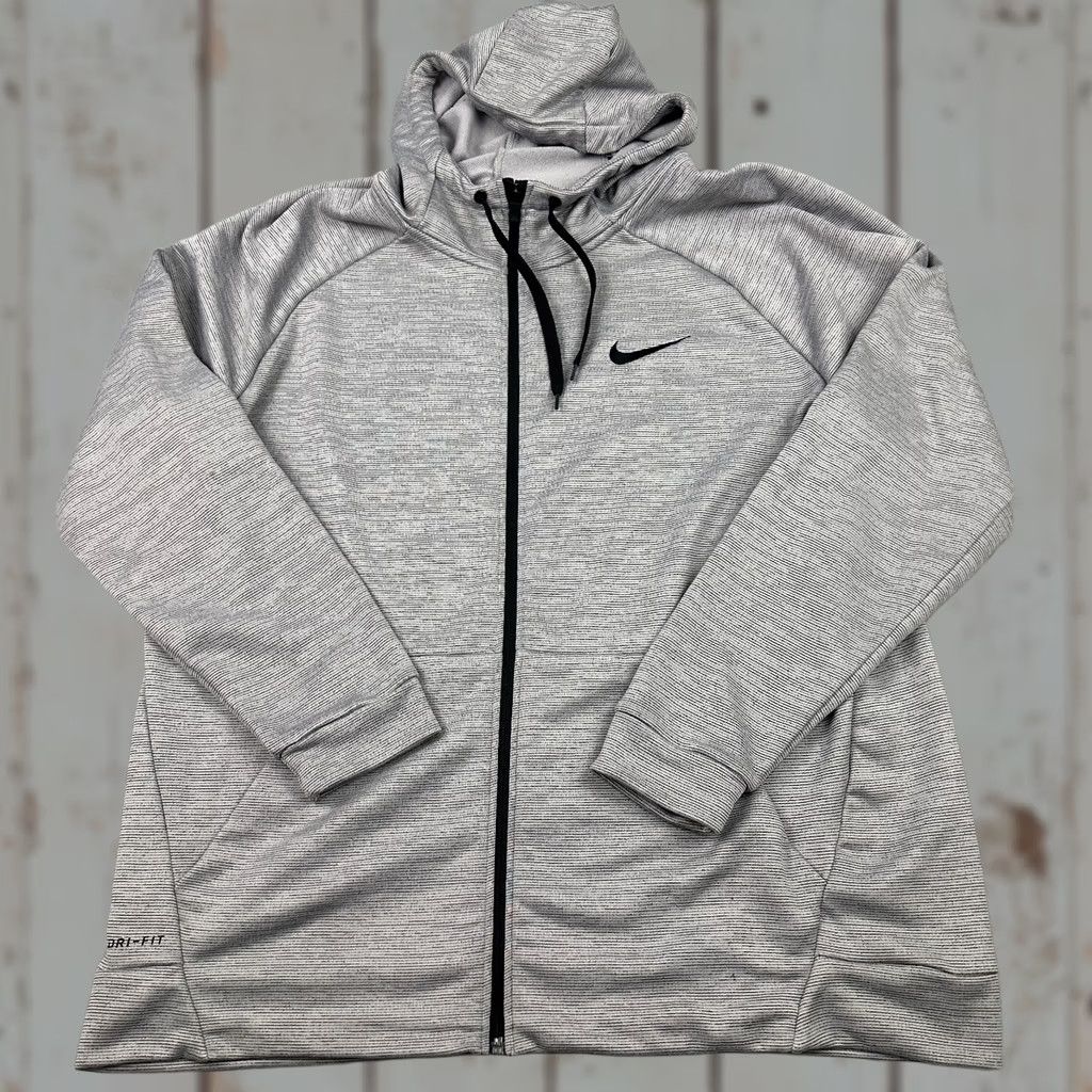 Nike Nike Hoodie Men 2XL Gray Dri-FIT Training Full Zip Swoosh XXL Size US XXL / EU 58 / 5 - 1 Thumbnail