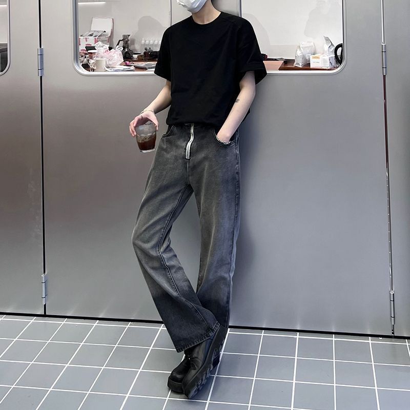 Japanese Brand × Jean Retro loose wide leg straight leg gradient jeans Size US 32 / EU 48 - 3 Thumbnail
