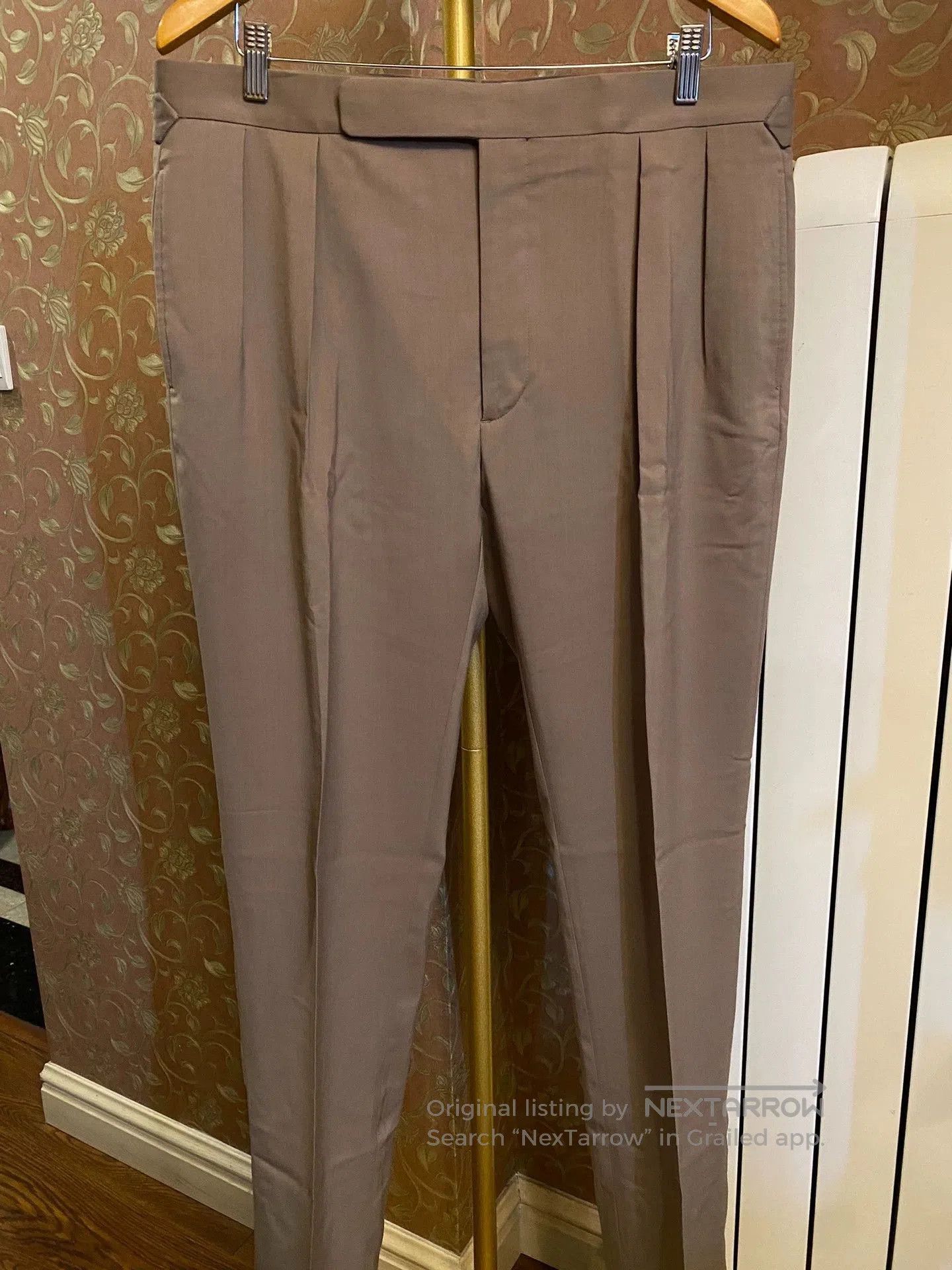 Polo Ralph Lauren Beige Pleated Casual Pants Size 34. Size US 34 / EU 50 - 1 Thumbnail