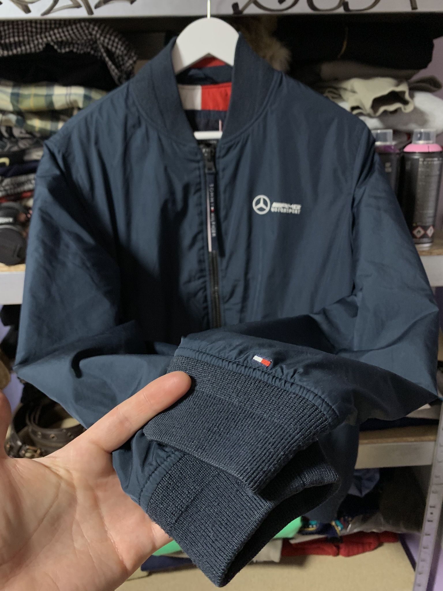 Tommy Hilfiger Tommy Hilfiger x Mercedes AMG Motorsport F1 Bomber Jacket L Size US L / EU 52-54 / 3 - 3 Thumbnail