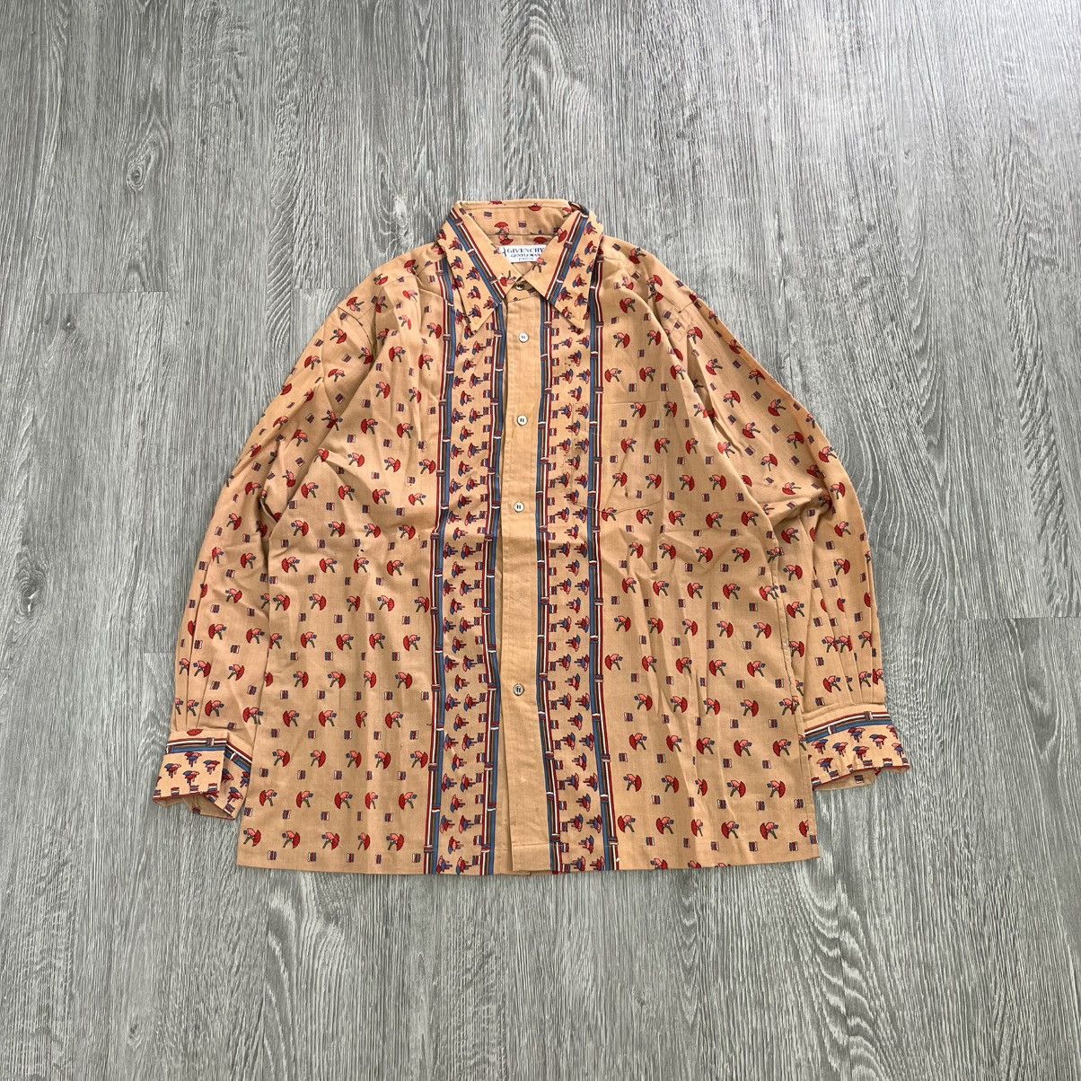 Givenchy Vintage Givenchy Shirt Pattern Print Size US XL / EU 56 / 4 - 1 Thumbnail