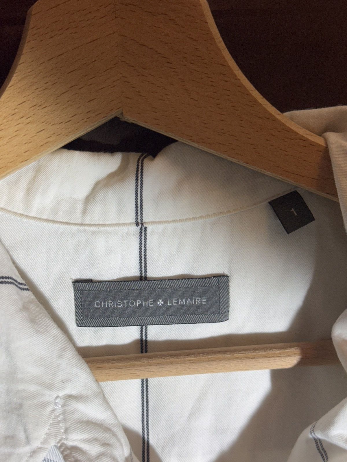 Lemaire lemaire vintage men white shirt print 1 jp Size US S / EU 44-46 / 1 - 2 Thumbnail