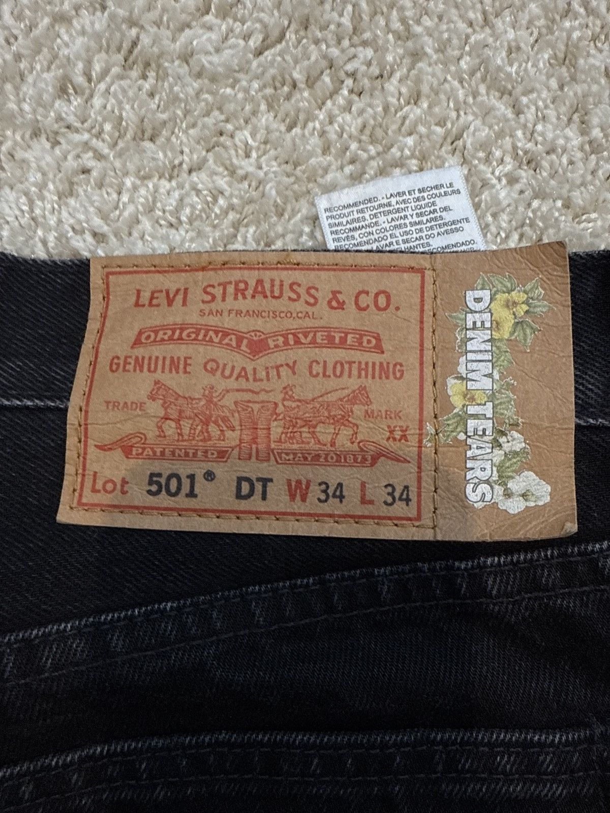 DENIM TEARS Denim Tears Black Denim Set Size US 34 / EU 50 - 9 Thumbnail