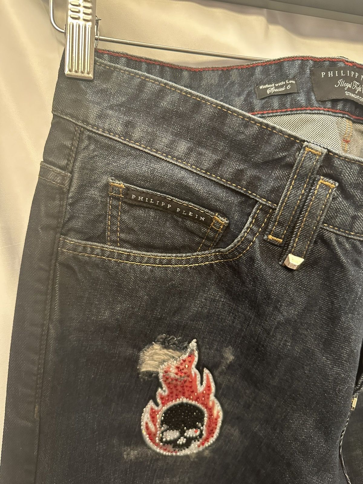 Philipp Plein Philipp Plein Patchwork Denim SICK Size US 32 / EU 48 - 8 Thumbnail