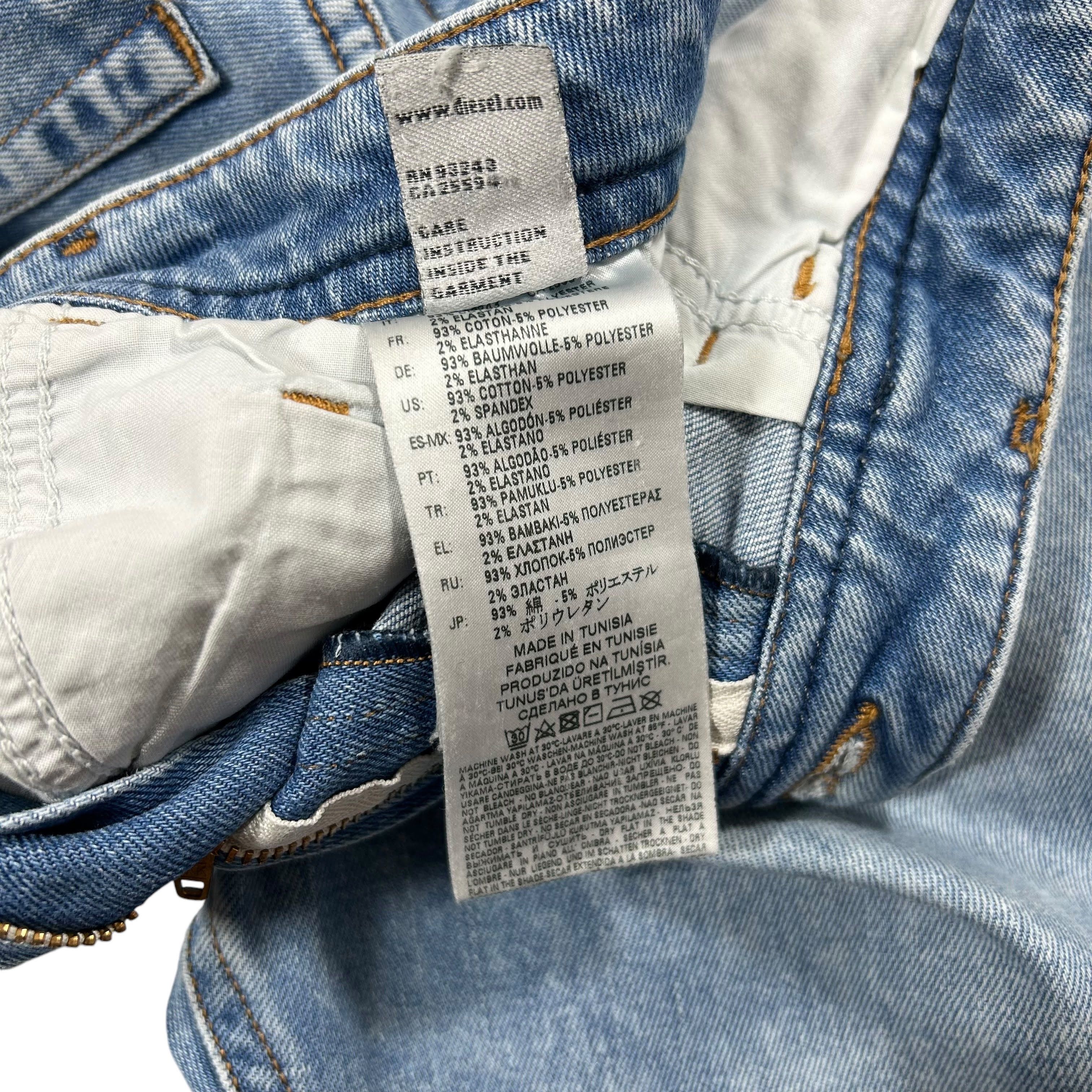 Diesel Diesel Thommer Slim Skinny Stretch Blue Denim Jeans W34L32 Size US 34 / EU 50 - 8 Thumbnail