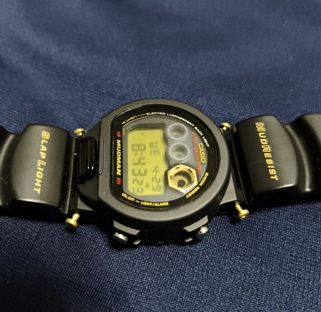 Casio Rare Vintage Casio G-SHOCK DW-8400 MUDMAN Black Gold Japan Size ONE SIZE - 3 Thumbnail