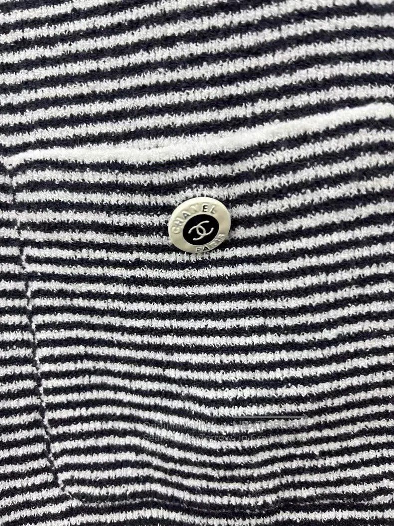 Chanel Chanel 23C black and white striped dress Size XS / US 0-2 / IT 36-38 - 3 Thumbnail