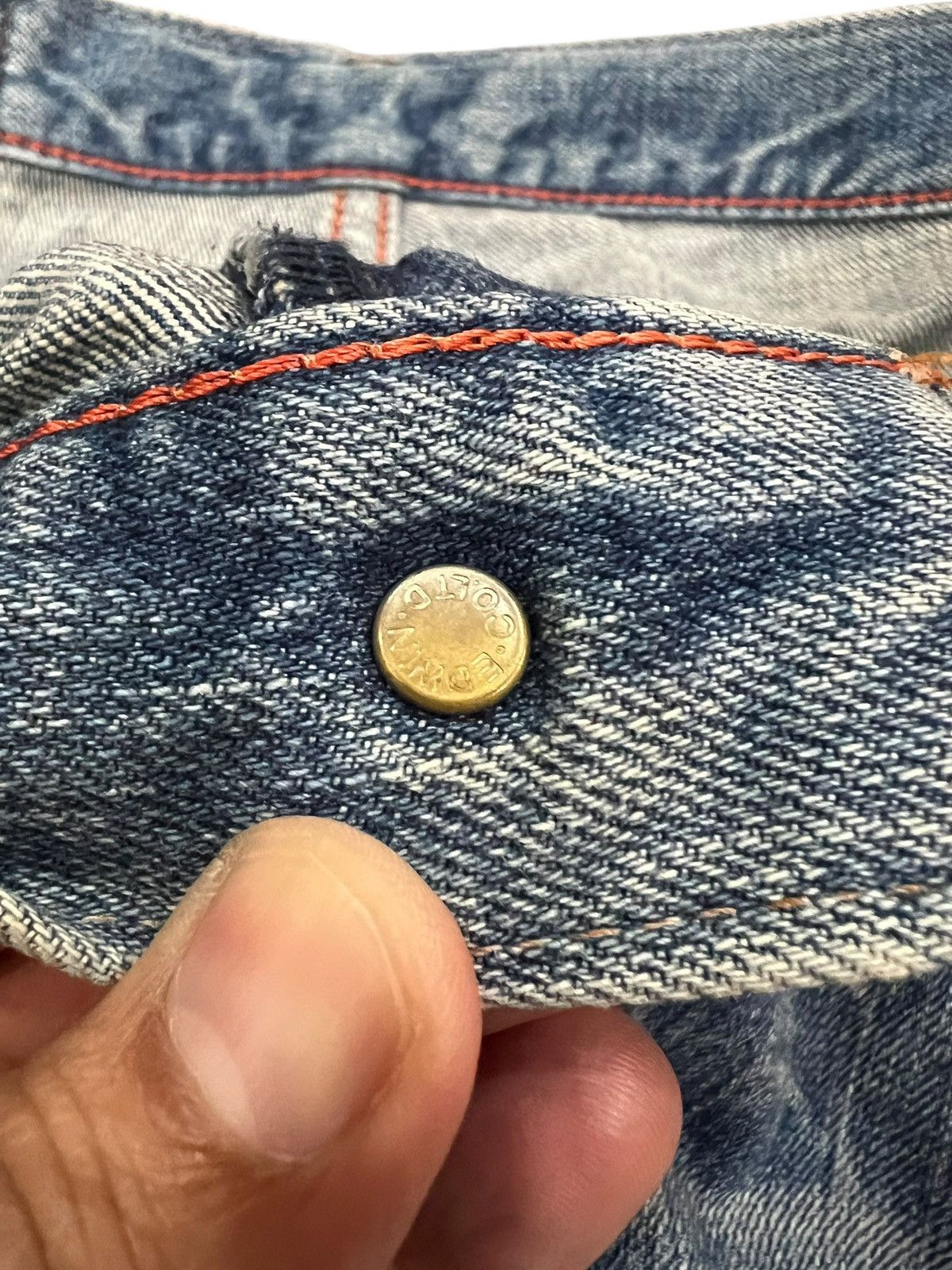 Edwin Edwin Exclusive Vintage Faded Denim Jean Size US 32 / EU 48 - 10 Thumbnail