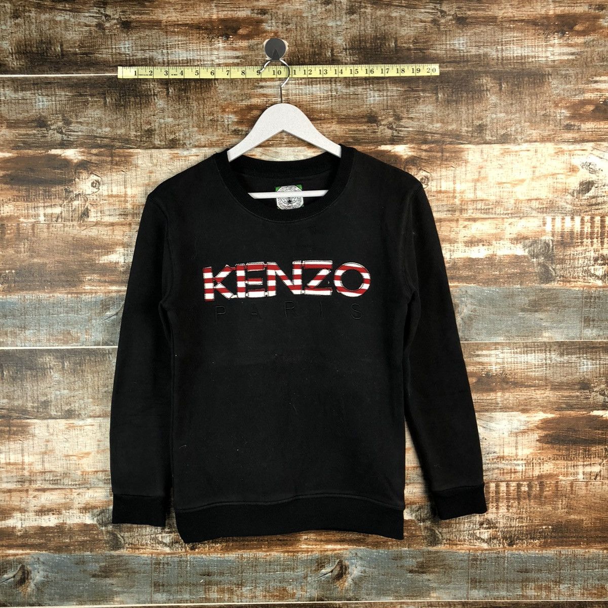 Japanese Brand Kenzo Paris Black Sweatshirt #A2448 Size M / US 6-8 / IT 42-44 - 1 Thumbnail