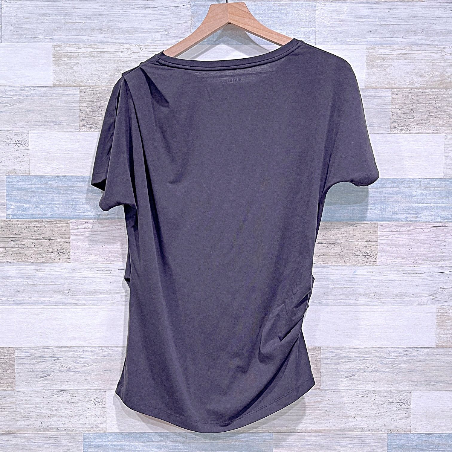 Athleta Athleta Essence Pleated Tee Black Womens Medium Size M / US 6-8 / IT 42-44 - 3 Thumbnail