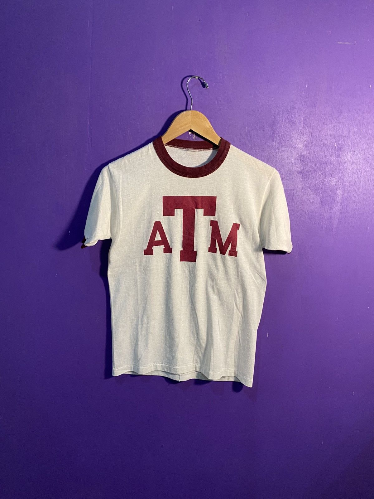 Vintage 80s Texas ATM ringer t-shirt