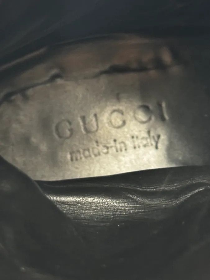 Gucci 2000s Gucci Black Leather Minimalist Boots Size US 9 / EU 42 - 11 Thumbnail