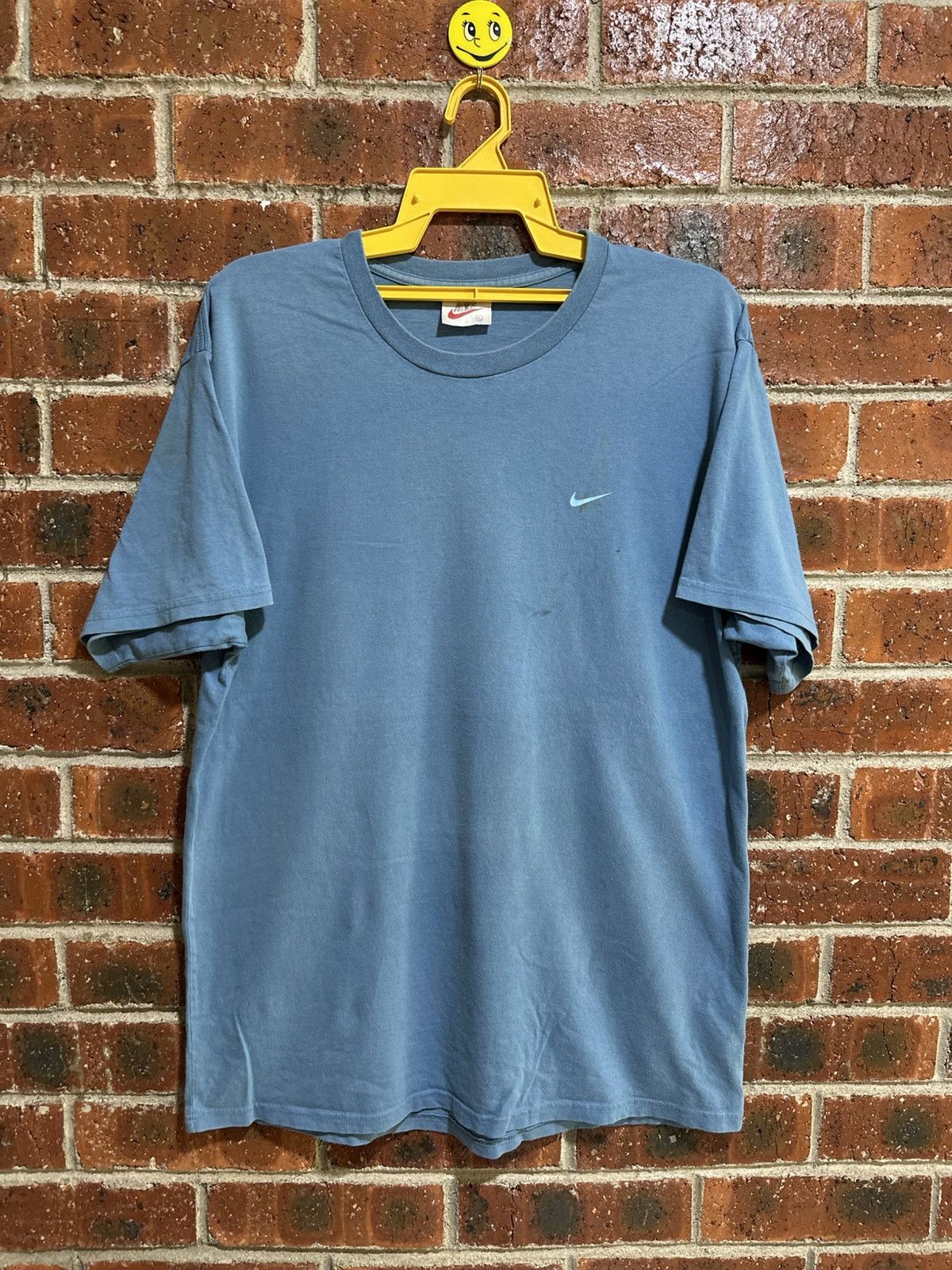 Nike × Vintage Vintage Nike Small Swoosh Faded Tee Size US XL / EU 56 / 4 - 1 Thumbnail