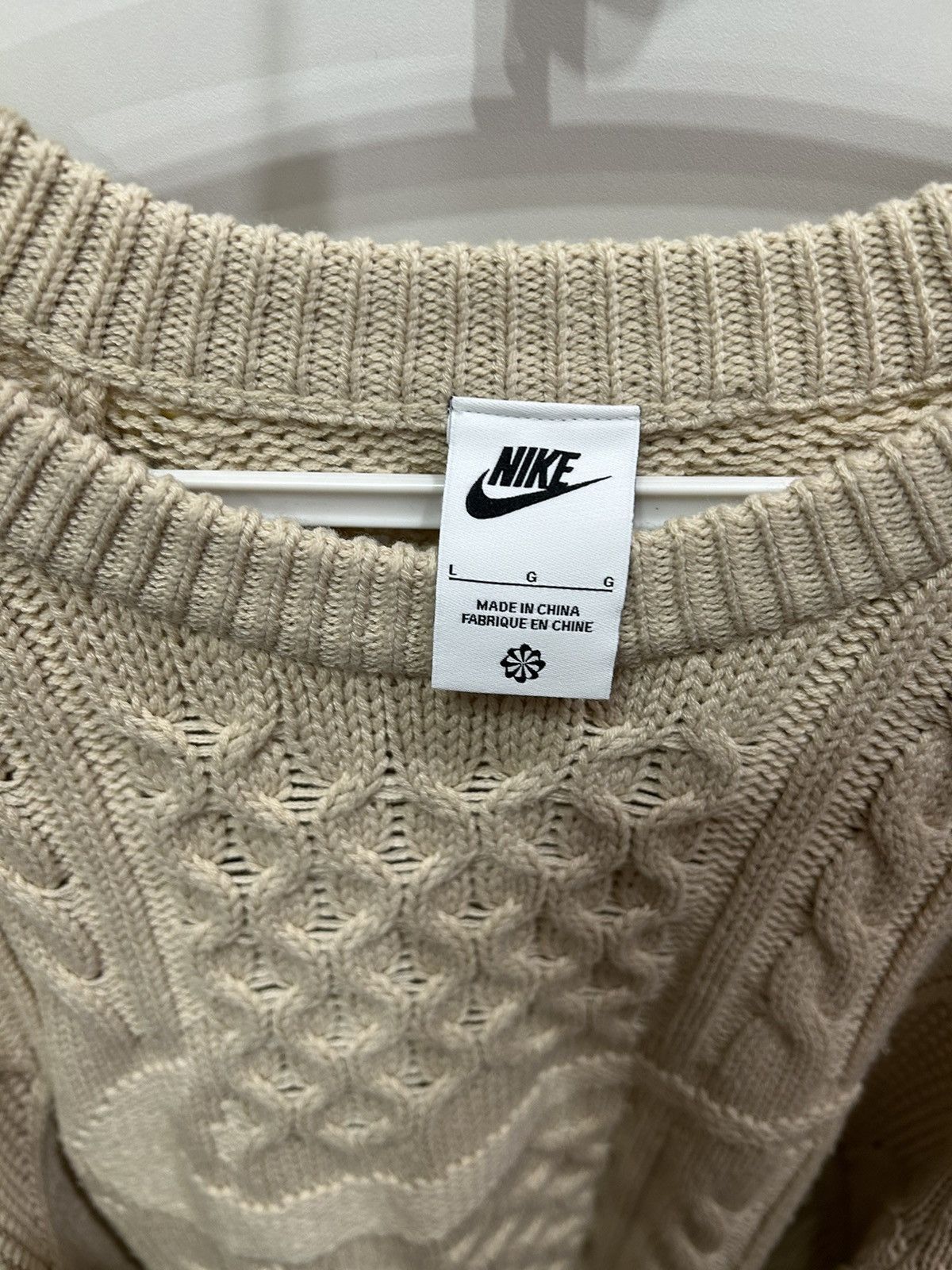 Jordan Brand × Nike Nike Cable knit Crewneck sweater🔥🔥 Size US L / EU 52-54 / 3 - 3 Thumbnail