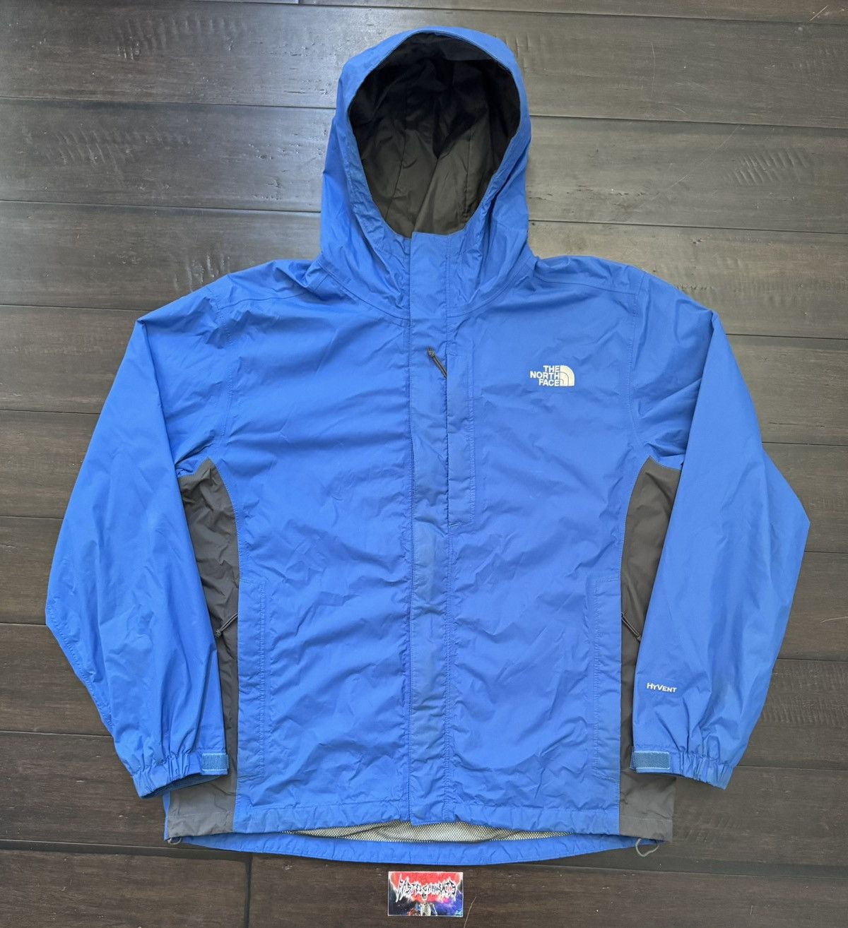 The North Face Vintage The North Face Hyvent Shell Jacket Blue Size US L / EU 52-54 / 3 - 3 Thumbnail