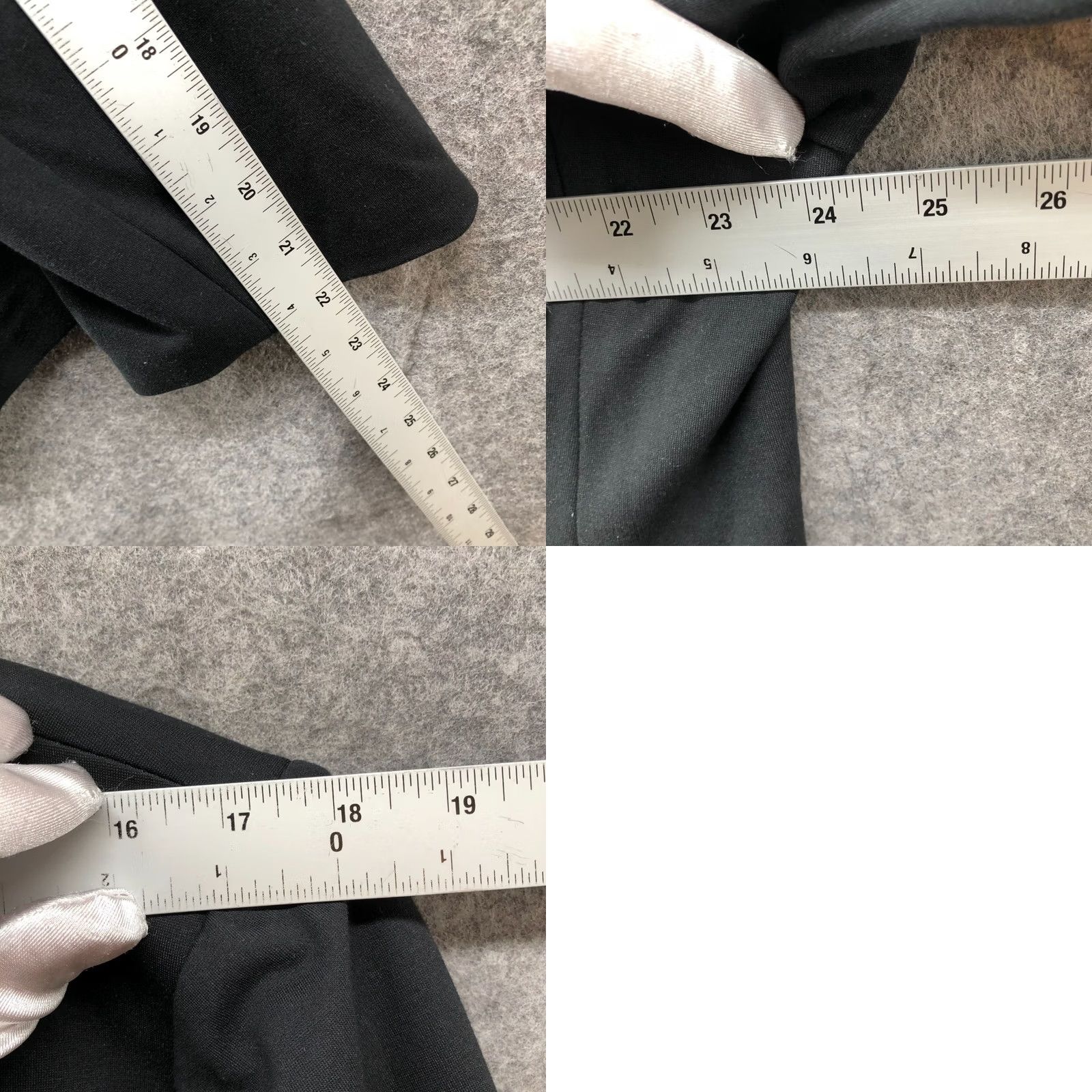J.Crew VINTAGE? No. J.CREW Devon Blazer In Ponte Womens 20 Black Double Breasted Career Blazer Shirt? Size 3XL / US 20-22 - 8 Thumbnail