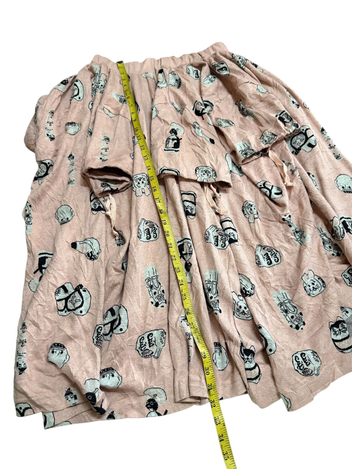 Ne-Net Issey Miyake Ne-net Skirt Top Design Rare Size 29" - 6 Thumbnail