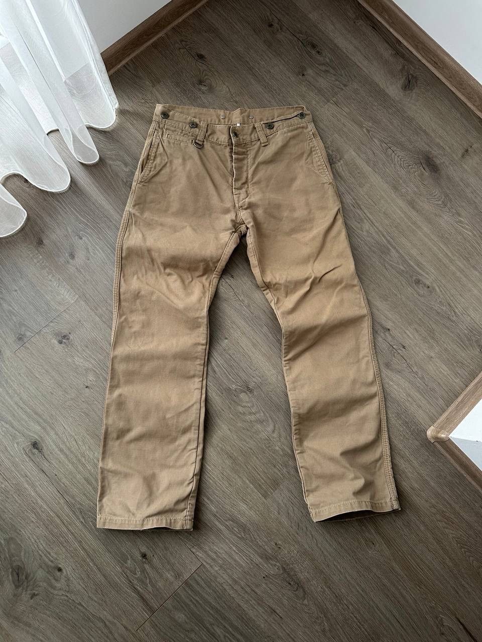 Japanese Brand × Pike Brothers × Vintage Vintage Pike Brother Brown Hunting Denim Pants Size US 32 / EU 48 - 4 Thumbnail