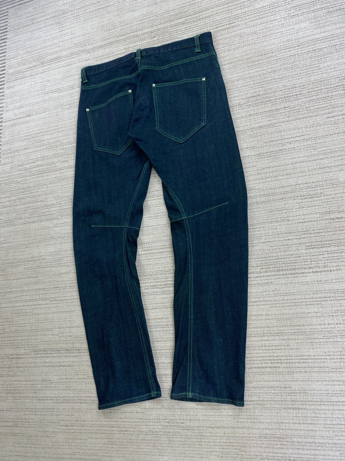 PPFM Vintage Snap Fasteners Rare Design Denim Jeans Size US 34 / EU 50 - 7 Thumbnail