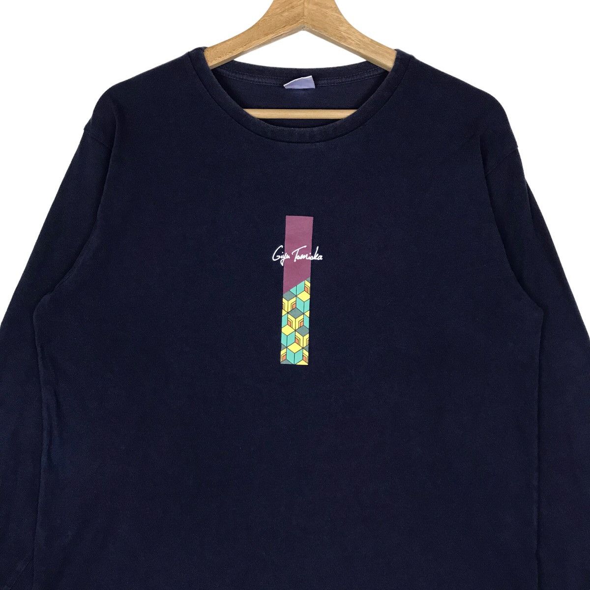 Japanese Brand Giyu Tomioka Kimetsu No Yaiba Demon Slayer Long Sleeve Tee Size US M / EU 48-50 / 2 - 2 Thumbnail