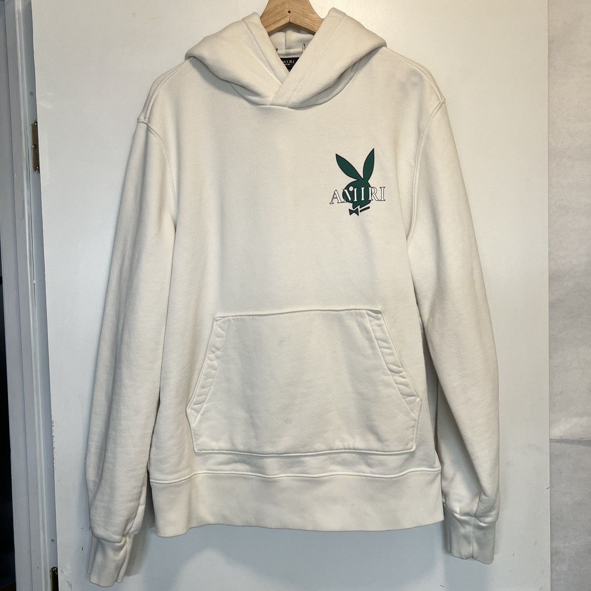 Amiri × Playboy Amiri PlayBoy Hoodie Size S White | Grailed