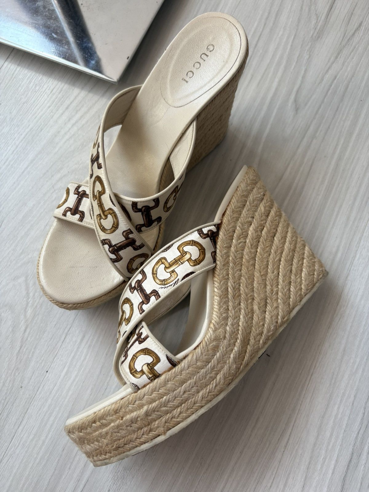 Gucci Gucci cloth sandals Size US 6.5 / IT 36.5 - 15 Thumbnail