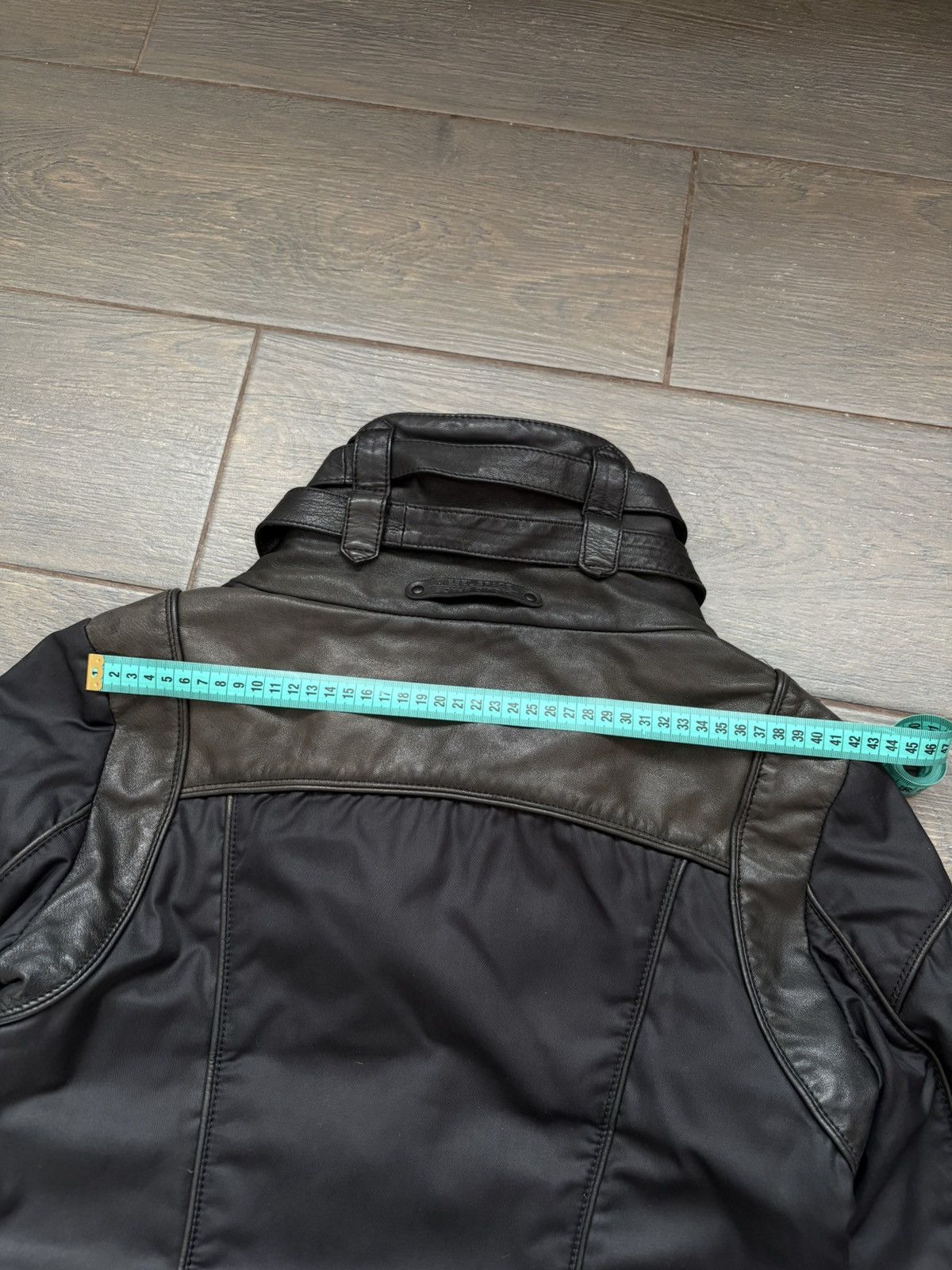 Diesel Rare Diesel Leather Belted Biker Avant Garde Jacket sz L Size L / US 10 / IT 46 - 21 Thumbnail