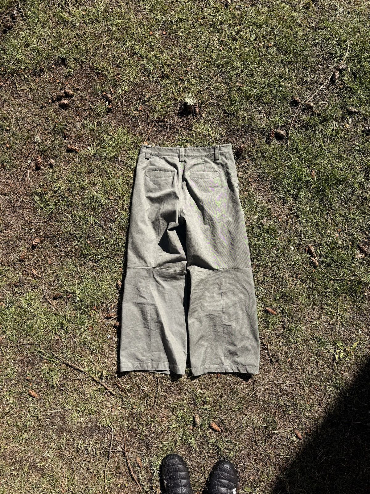 SIMPLE PROJECT Simple Project darted wide trousers Size US 30 / EU 46 - 1 Thumbnail
