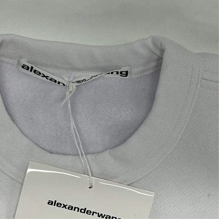 Alexander Wang Alexander Wang SS22 Logo Crewneck Sweatshirt for Women - Size M / US 6-8 / IT 42-44 - 5 Thumbnail