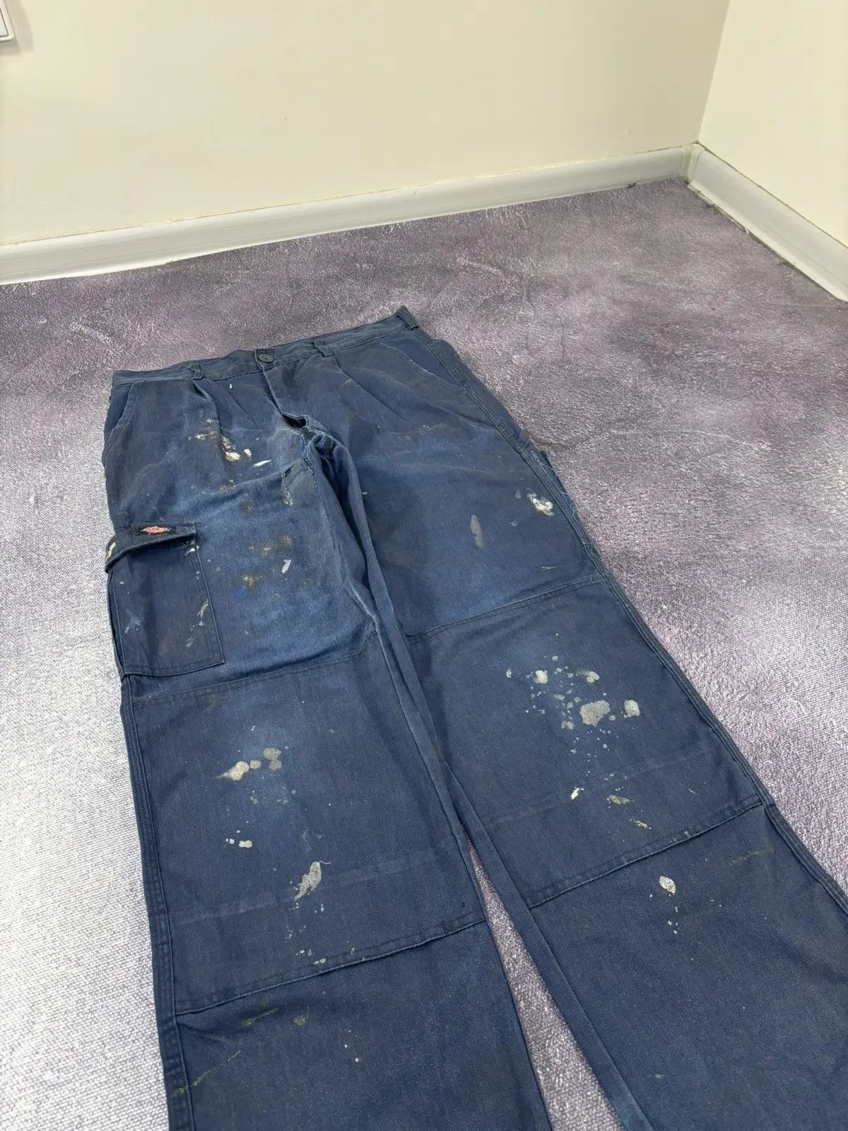 Dickies × Vintage Vintage Dickies Distressed American Work Baggy Cargo Pants Size US 32 / EU 48 - 3 Thumbnail