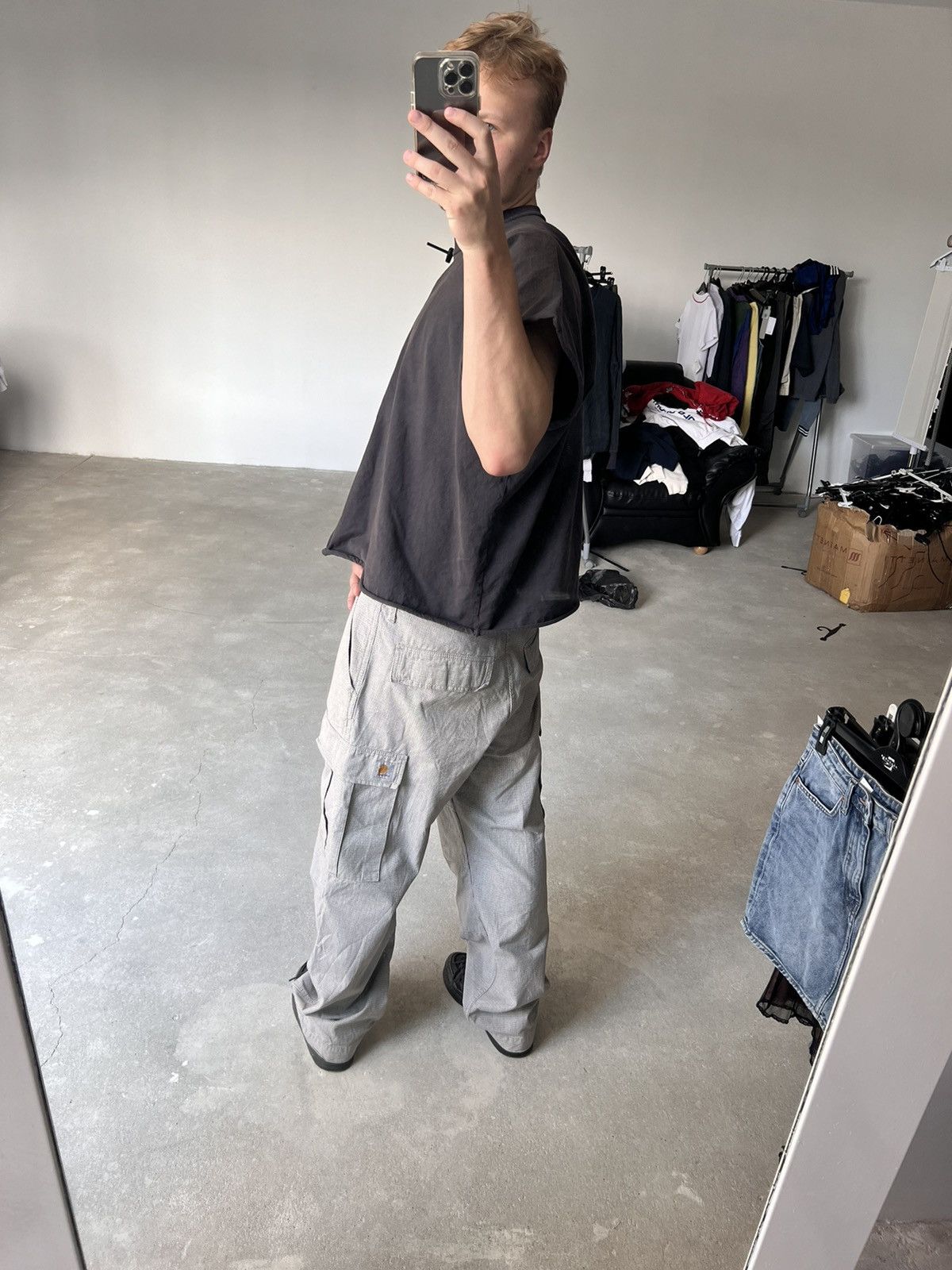 Carhartt × Carhartt Wip × Vintage Vintage Carhartt Cargo Pants Baggy Size US 32 / EU 48 - 17 Thumbnail