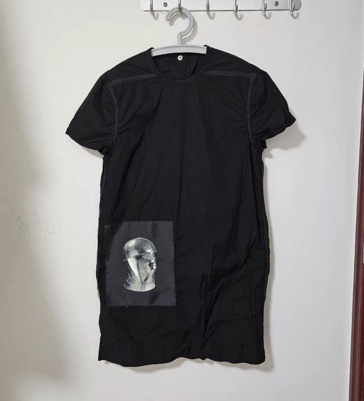 Rick Owens × Rick Owens Drkshdw Rick Owens patch dark short sleeve 