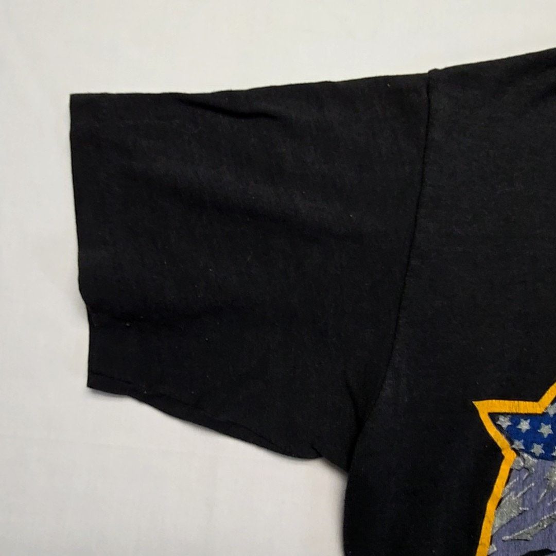Jerzees Vintage USA Eagle Graphic Patriotic Black Small Shirt 80s Size US S / EU 44-46 / 1 - 8 Thumbnail