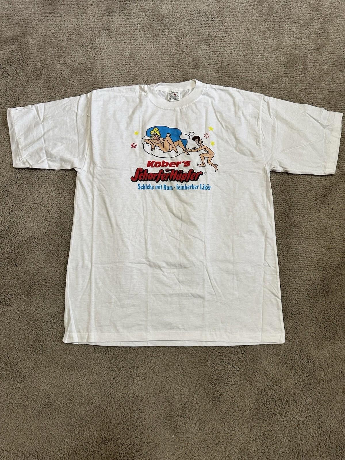 The Unbranded Brand Vintage Kober’s : Scharfer Hupfer Beer Rum Promo Tees XL Size US XXL / EU 58 / 5 - 1 Thumbnail