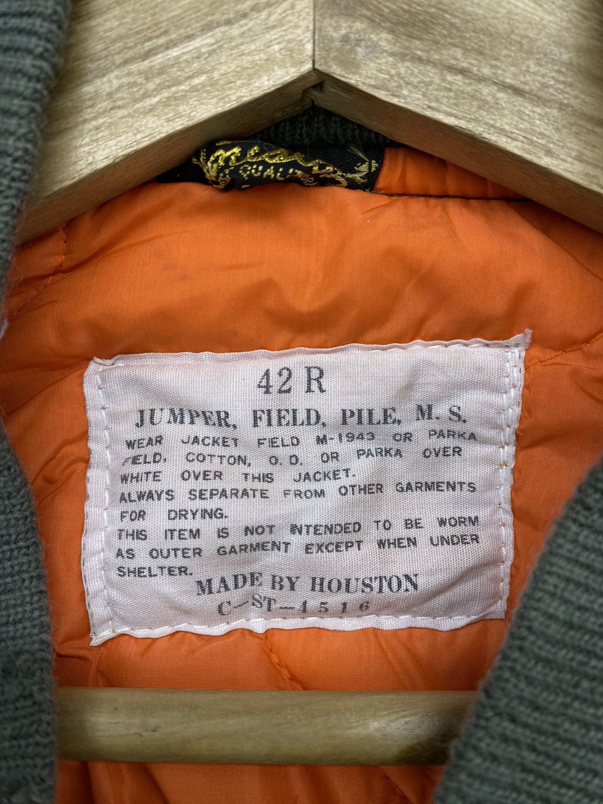 Vintage Vintage Made By Houston Jumper Field Camo Bomber Jacket Size US M / EU 48-50 / 2 - 8 Thumbnail